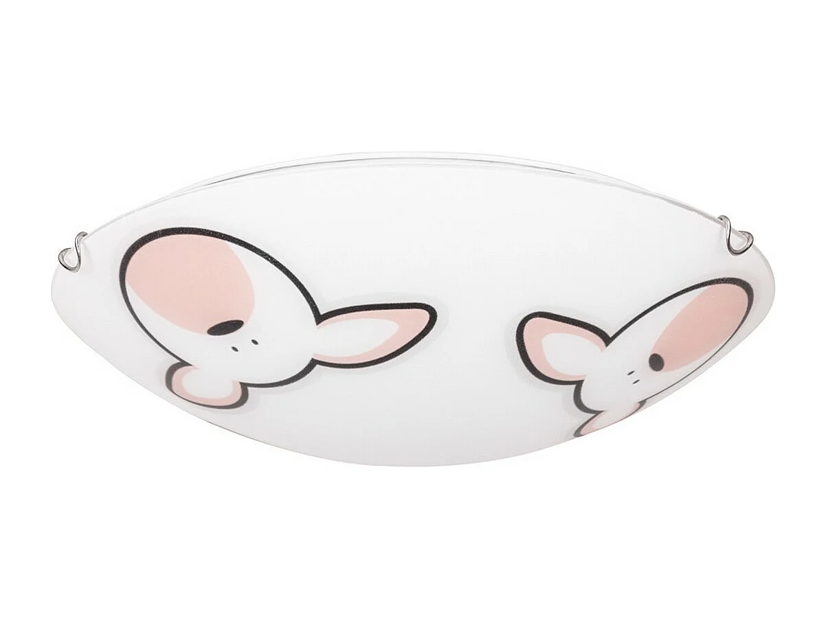 Candeeiro de Teto para Crianças Leine, Branco, 40x40x10 cm, Epikasa