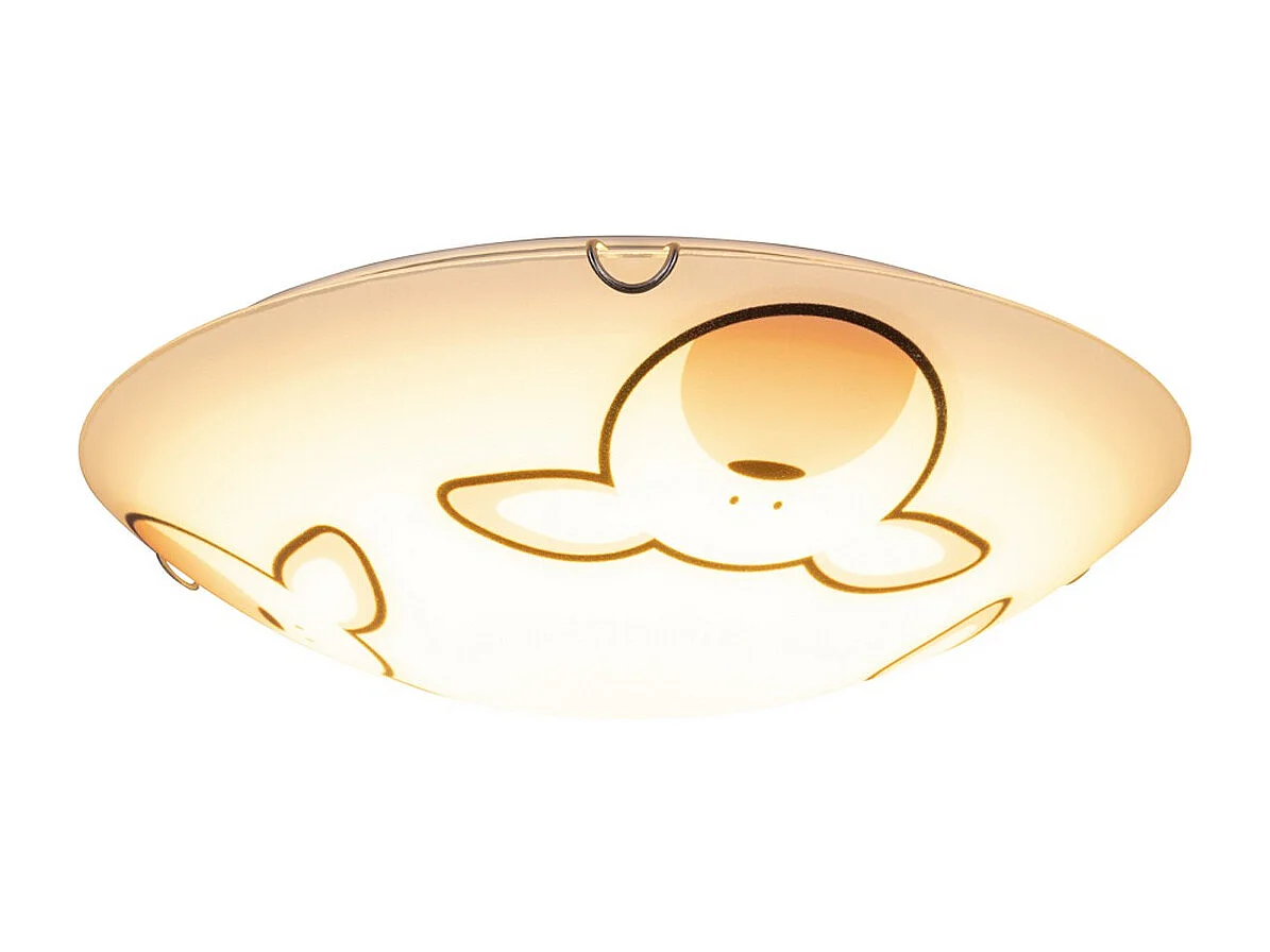 Candeeiro de Teto para Crianças Leine, Branco, 40x40x10 cm, Epikasa