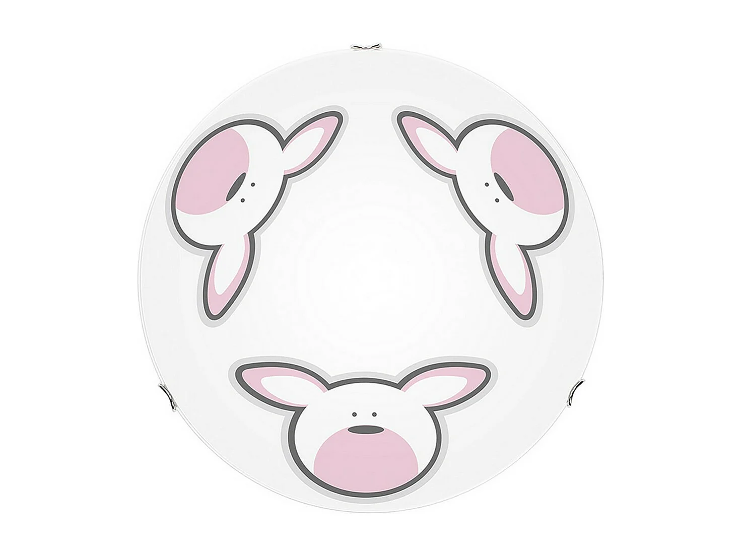 Candeeiro de Teto para Crianças Leine, Branco, 40x40x10 cm, Epikasa