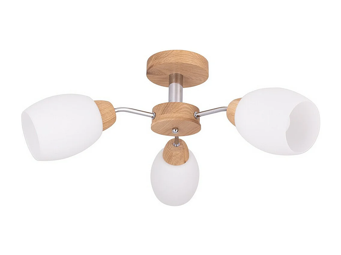 Lampa Sufitowa Navia, Brązowy, 62x62x25 cm, EPIKASA