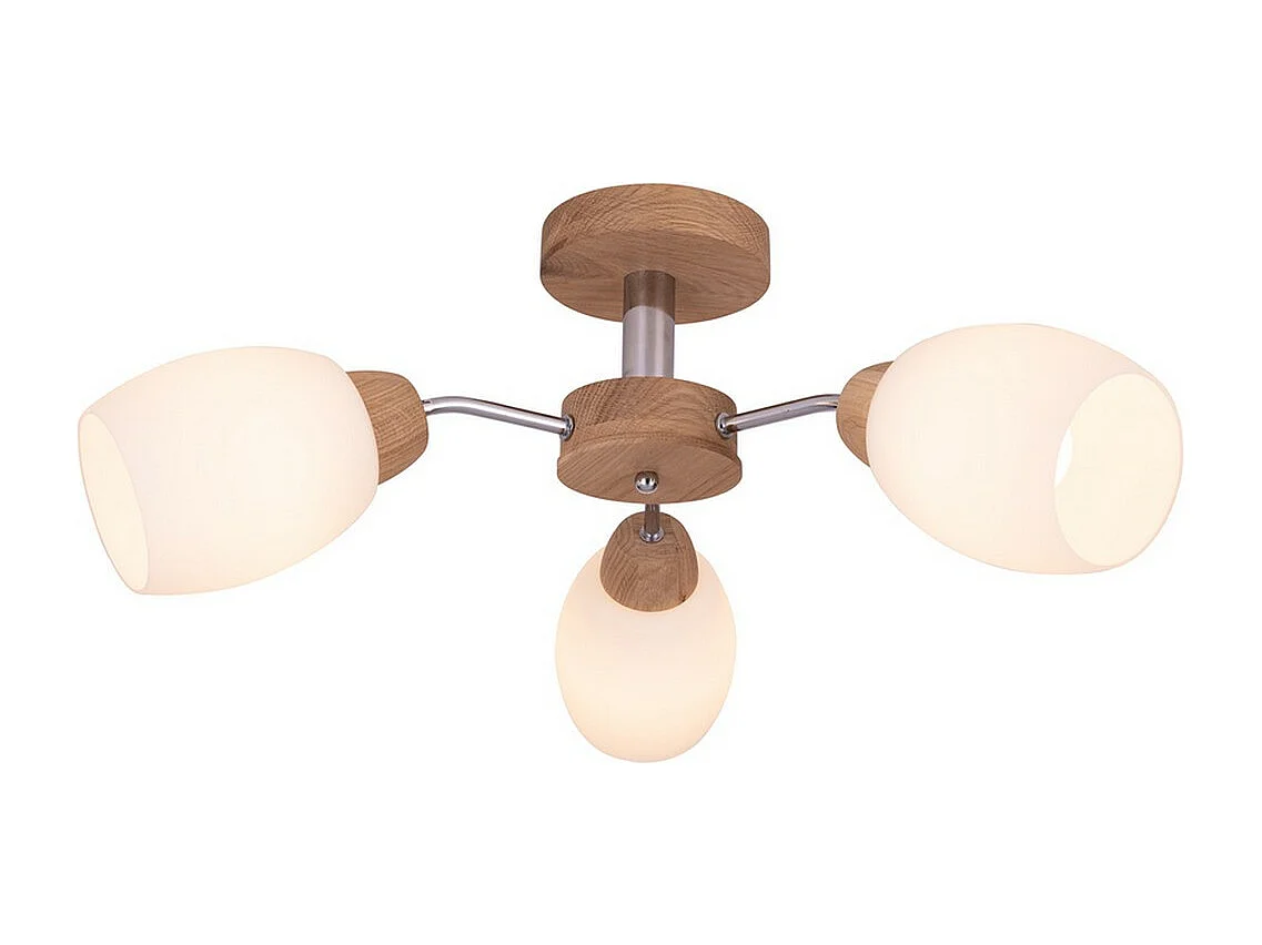 Lampa Sufitowa Navia, Brązowy, 62x62x25 cm, EPIKASA