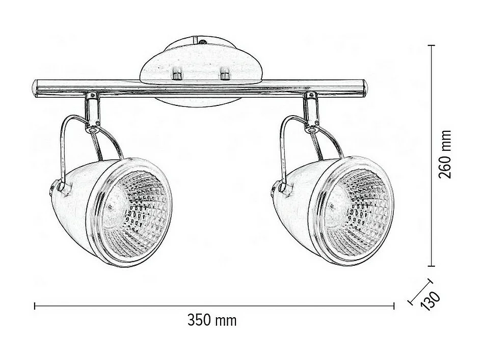 Candeeiro de Teto Lesse, Preto, 35x13x26 cm, EPIKASA