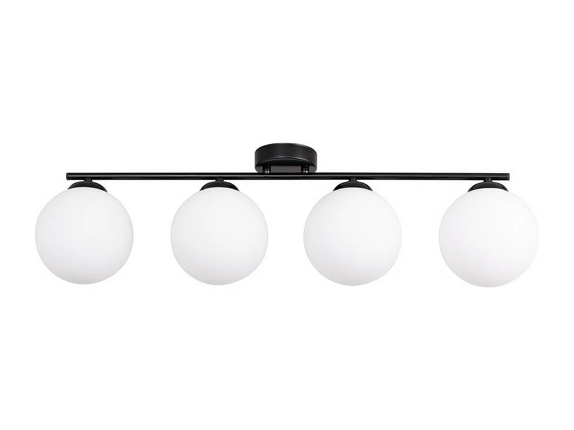 Candeeiro de Teto Beda, Preto, 15x77x21,5 cm, EPIKASA