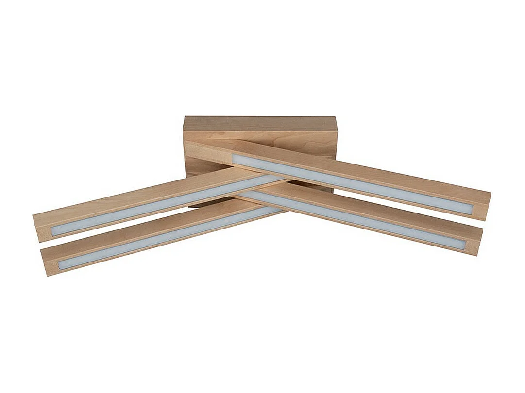 Lampa Sufitowa Guadalupa, Brązowy, 53x12,5x18 cm, EPIKASA