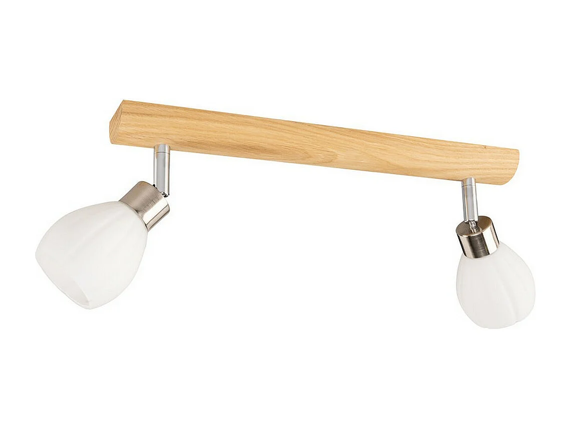 Plafondlamp Arcadio, Bruin, 39x6x18 cm, EPIKASA