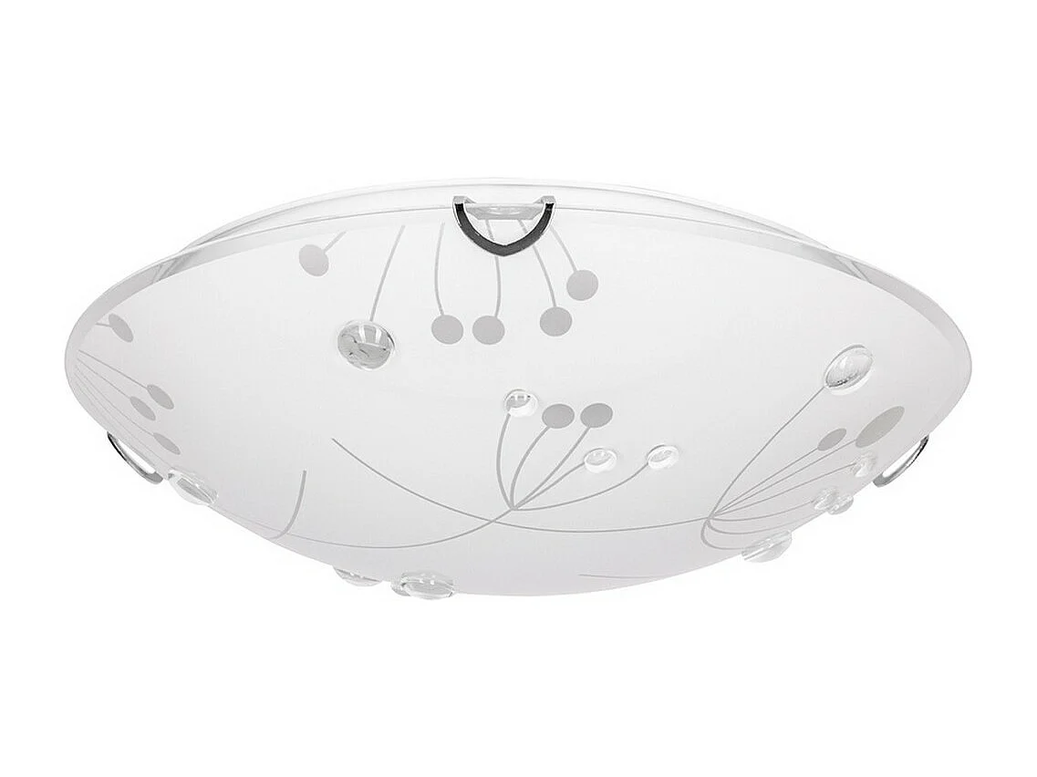 Plafonnier Eger, Blanc, 50x50x10 cm, EPIKASA