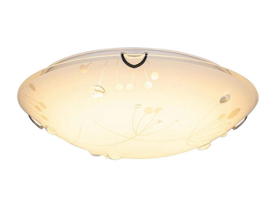 Plafonnier Eger, Blanc, 50x50x10 cm, EPIKASA