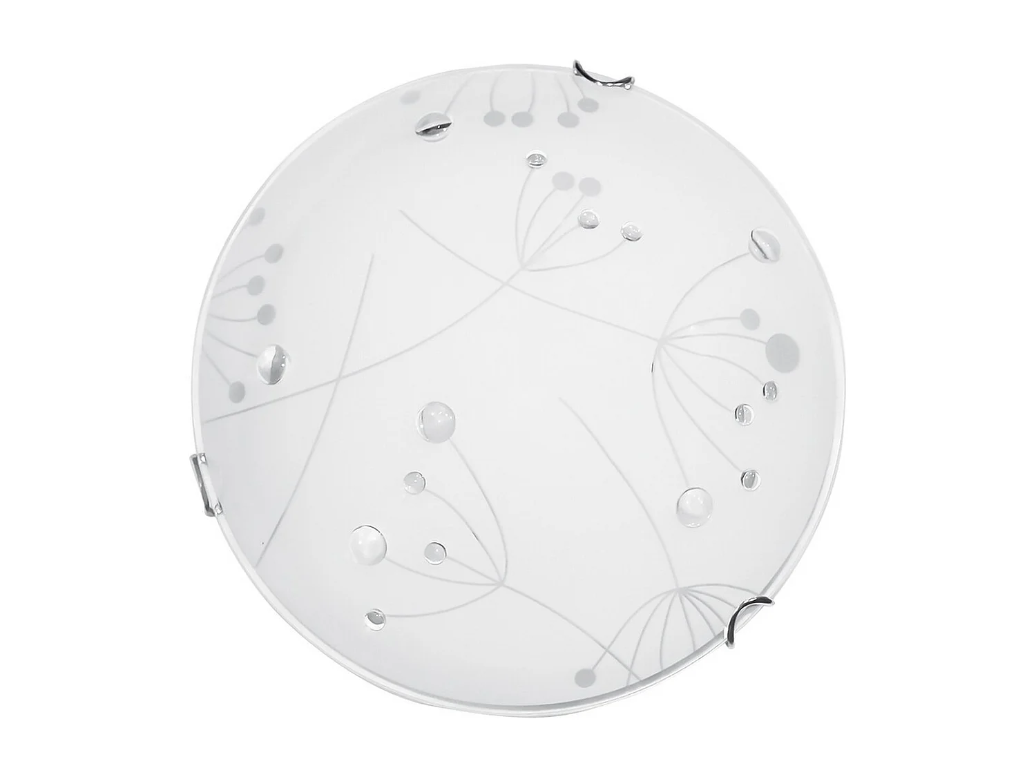 Plafonnier Eger, Blanc, 50x50x10 cm, EPIKASA