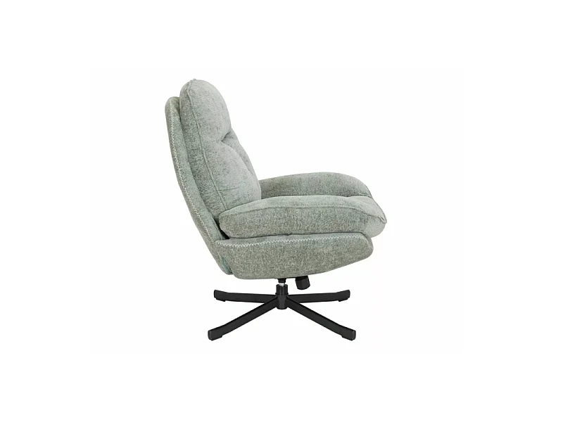 Fotel do salonu HARPER oliwkowy obrotowy