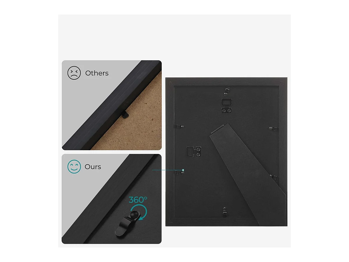 Bobbel Home fotolijsten wandset - 10 fotokaders in diverse maten