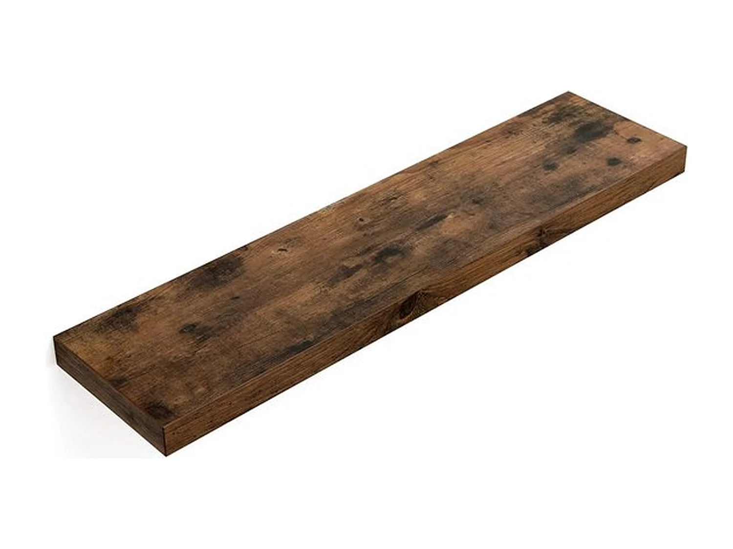 Parya Home Wandplank, zwevende plank, 80 x 20 x 3,8 cm, vintage bruin