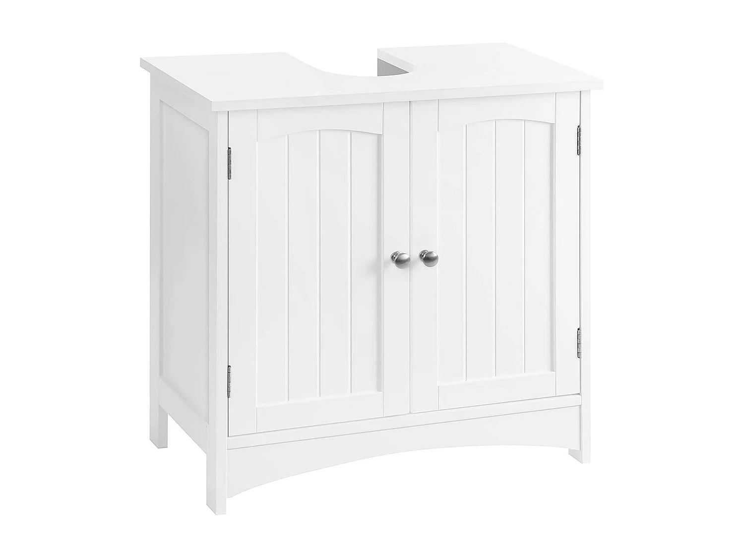 Parya Home meuble bas pour lavabo, meuble de salle de bain avec 2 portes