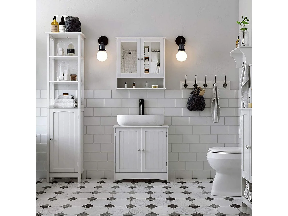 Parya Home wastafelonderkast, badkamerkast met 2 deuren