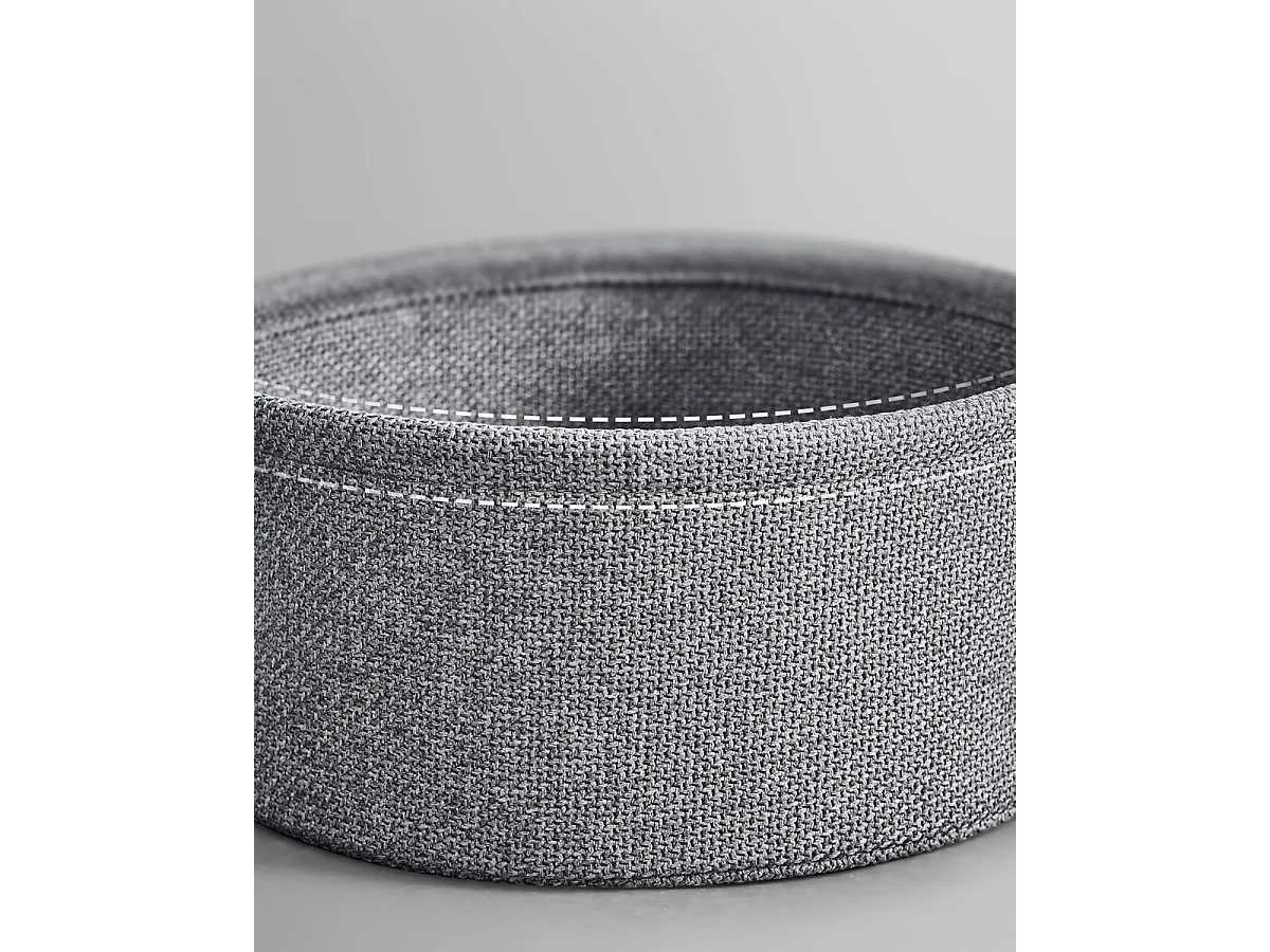 Parya Home Ronde salontafel, bijzettafel met stoffen mand