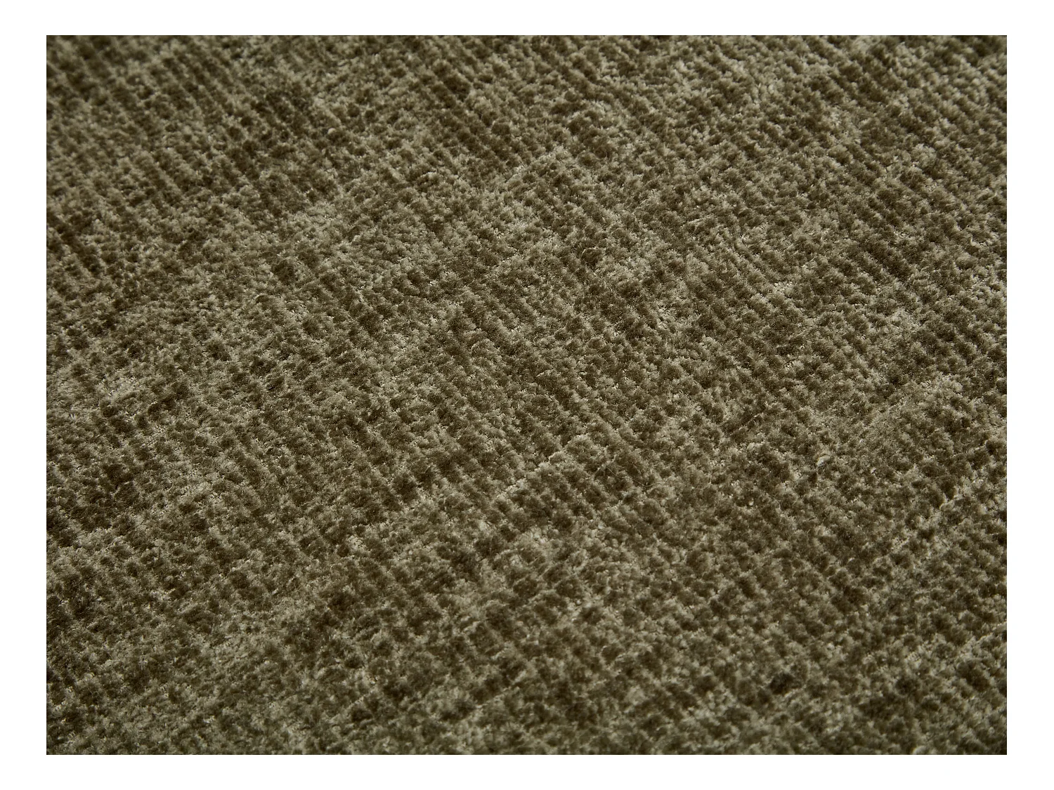 Sillón giratorio de tejido texturado verde ILMACA