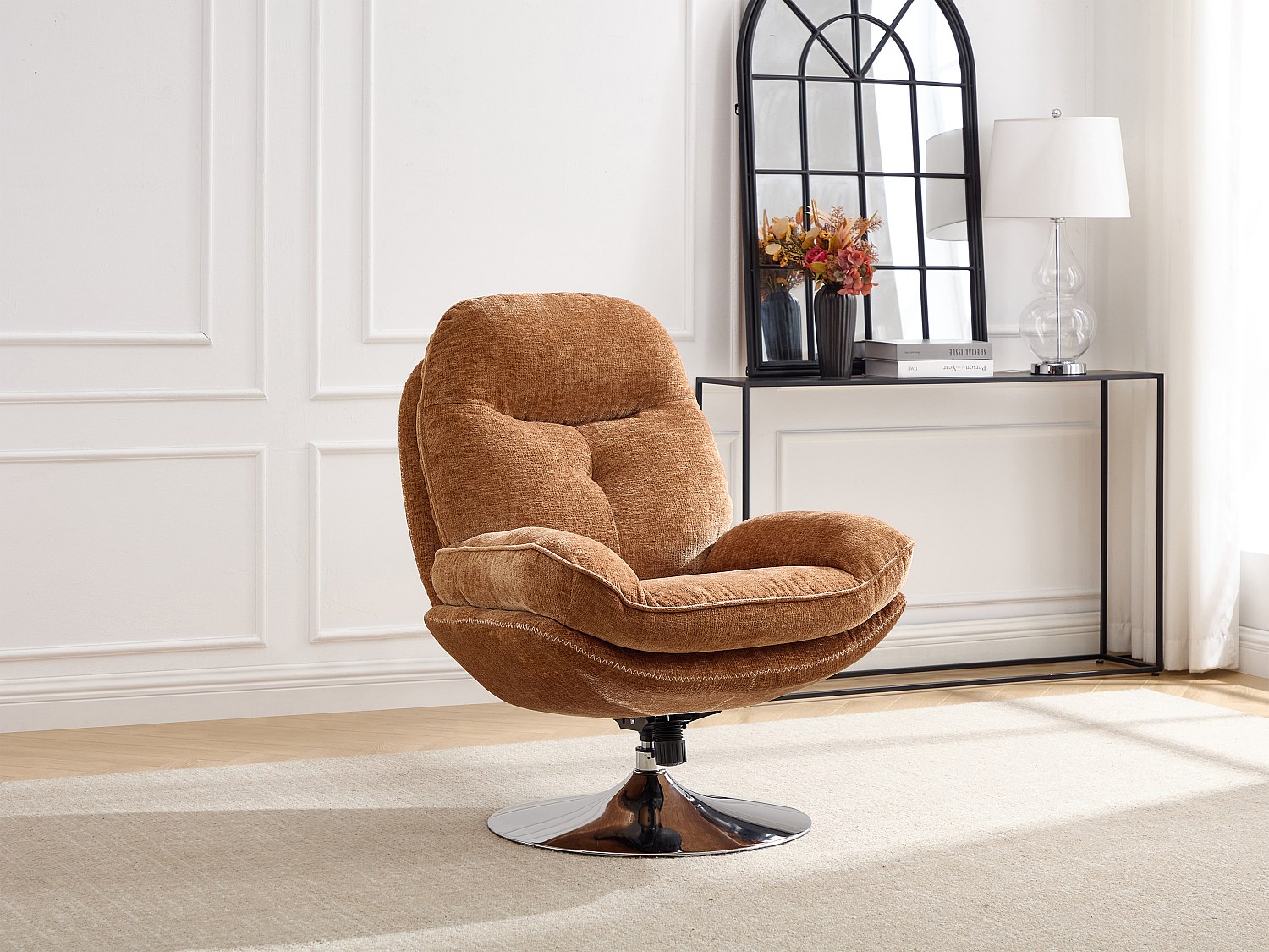 Drehsessel - Stoff - Senfgelb - ILMACA günstig online kaufen