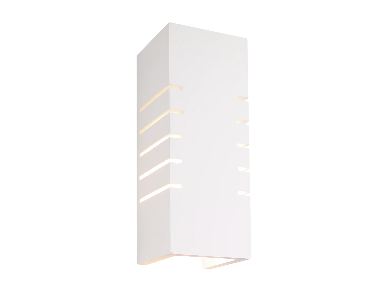 NETTLIFE Applique murale d'intérieur blanche E14 haut bas moderne couloir escalier plâtre lumière