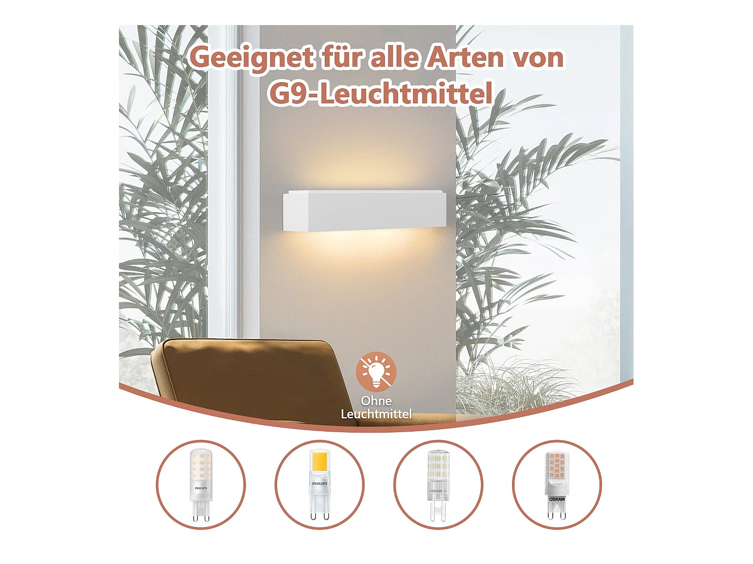 NETTLIFE Moderne G9 Witte Gips Binnen Wandlamp voor Hal Trap Omhoog en Omlaag