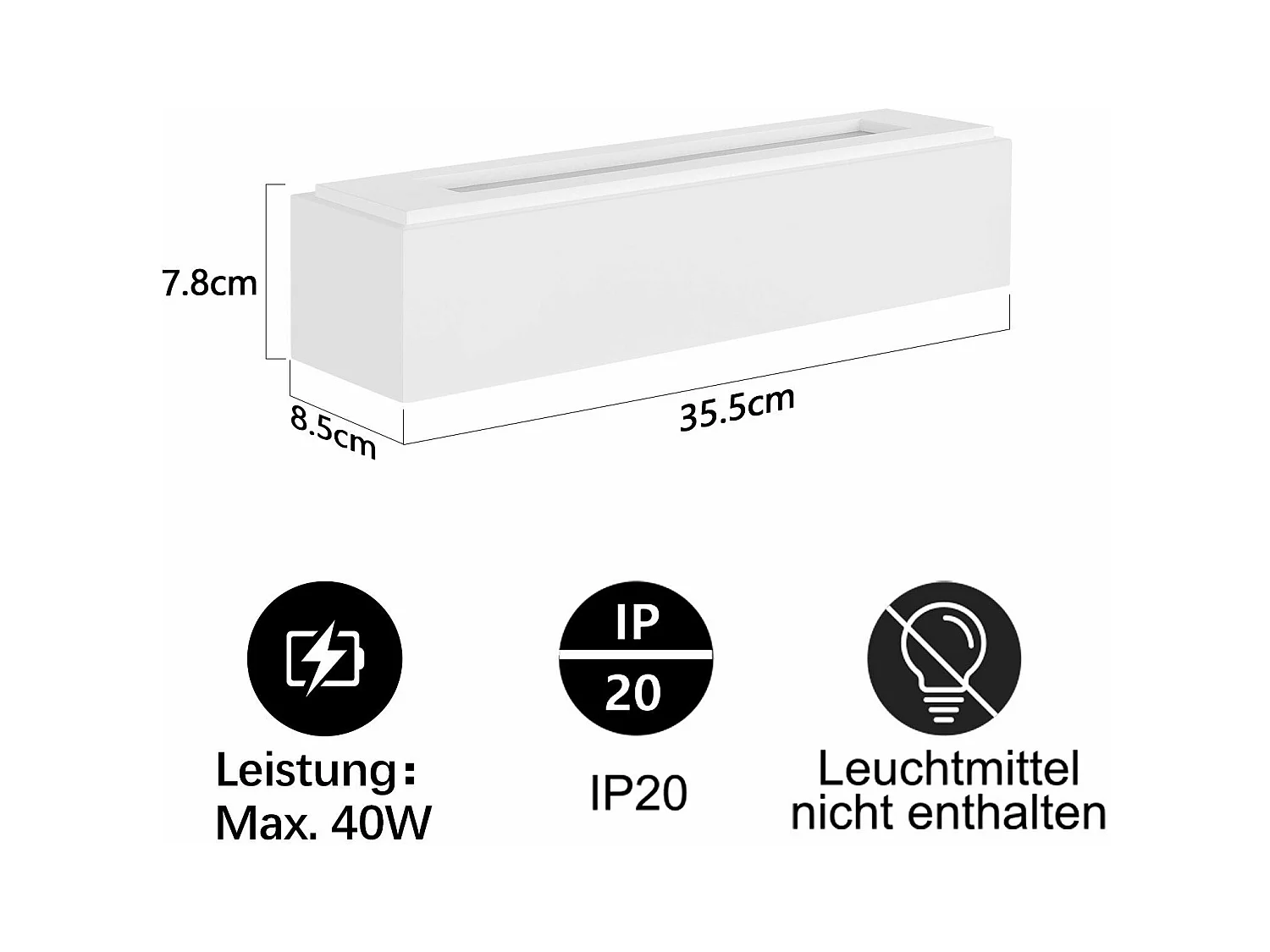 NETTLIFE Moderne G9 Witte Gips Binnen Wandlamp voor Hal Trap Omhoog en Omlaag