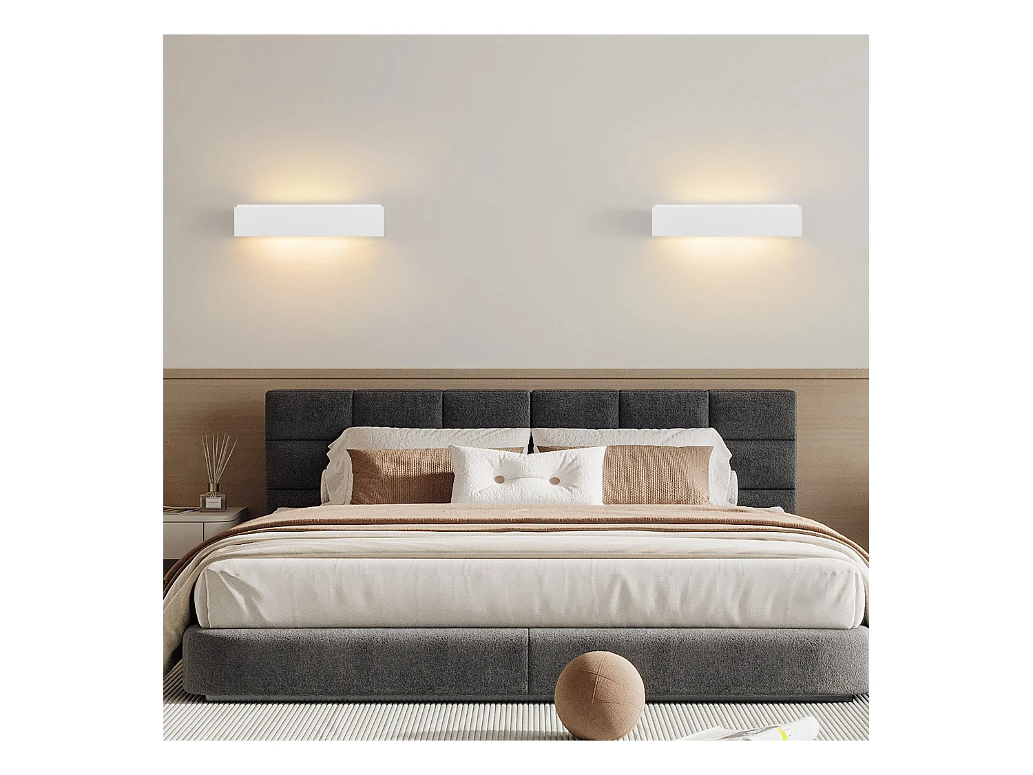 NETTLIFE Moderne G9 Witte Gips Binnen Wandlamp voor Hal Trap Omhoog en Omlaag