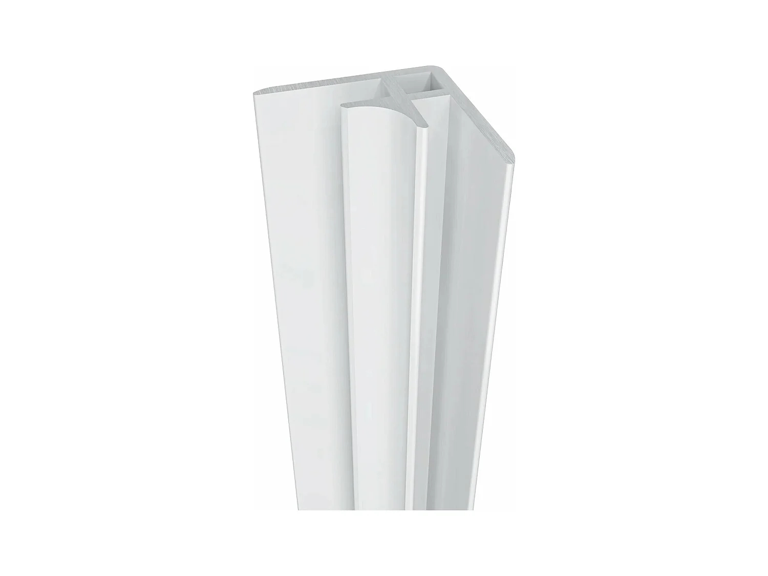 AICA Panneau mural de douche blanc 120x80x210cm,Panneaux muraux salle de bain habillage mural aluminium,avec 2 profilés de finition