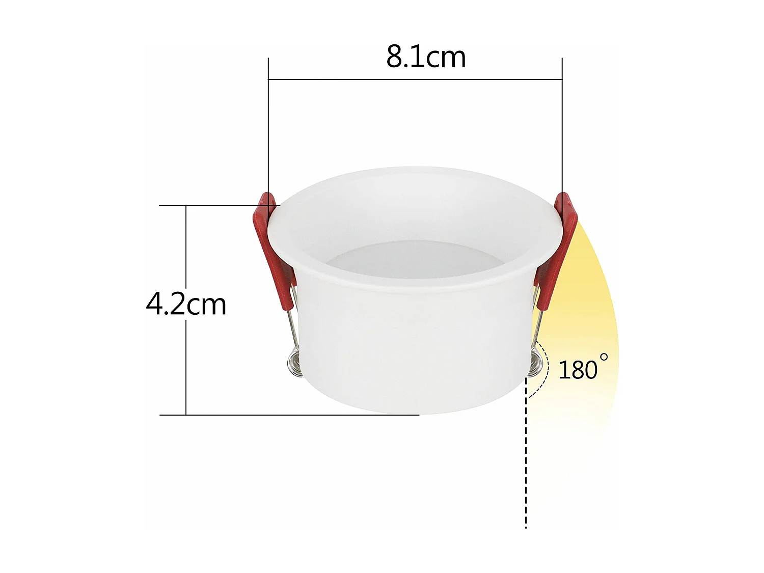 NETTLIFE Spots LED einbaubar 5er Set 5W IP44