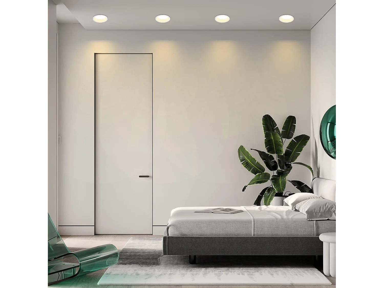 NETTLIFE Spots LED einbaubar 5er Set 5W IP44