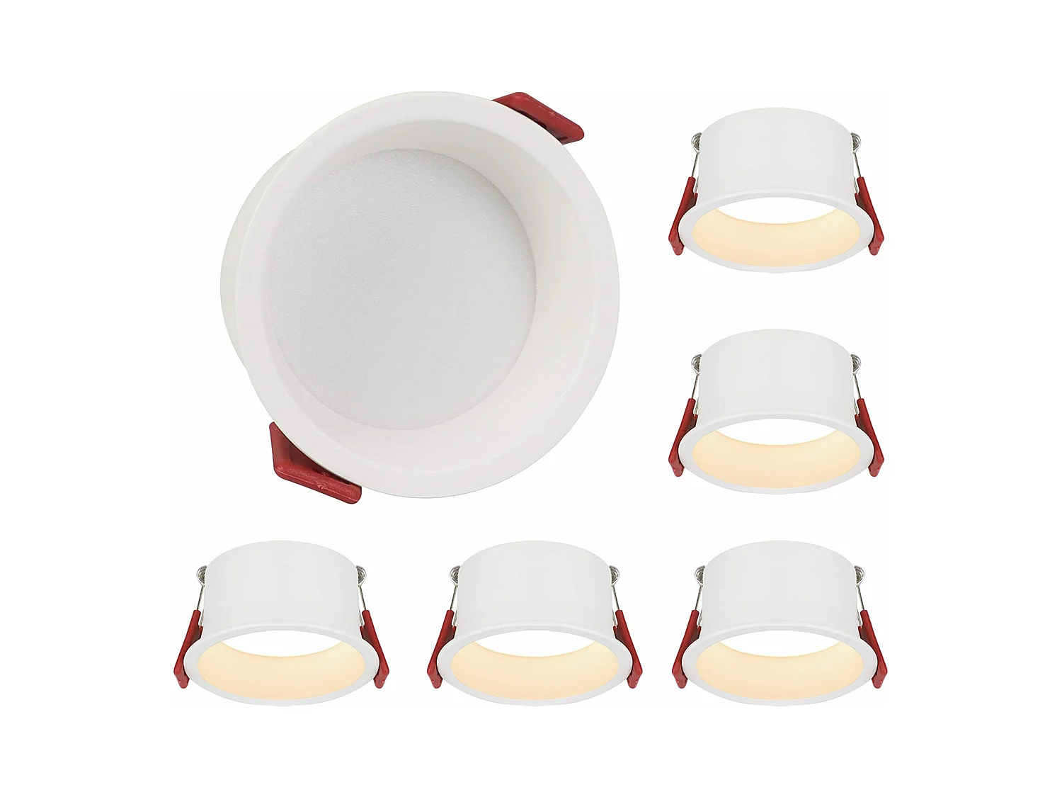 NETTLIFE Spots LED encastrables 5er Set 5W IP44