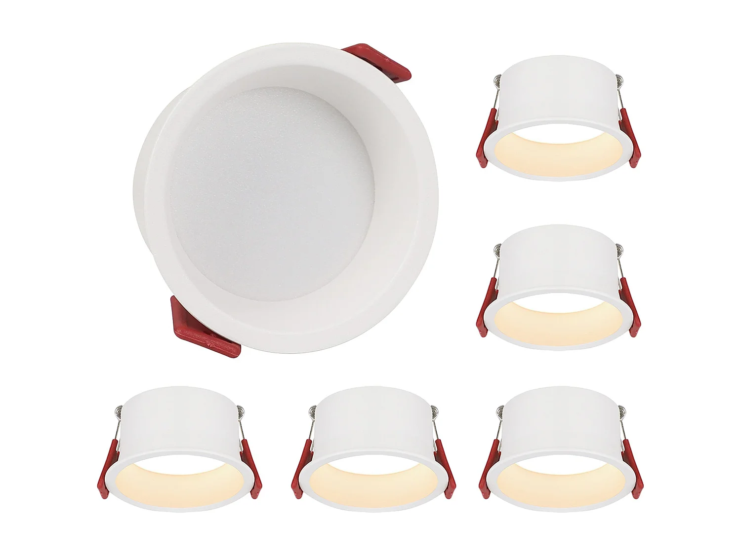 NETTLIFE Spots LED encastrables 5 zestawów 5W IP44