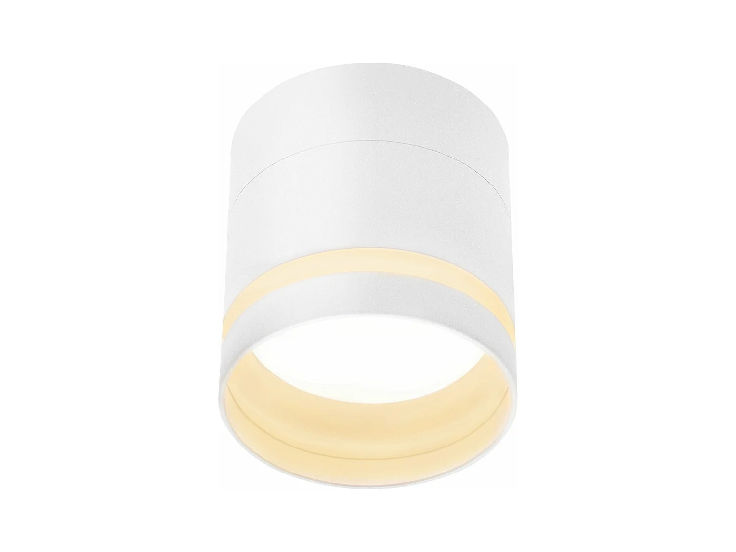 NETTLIFE Spot en saillie LED Spot de plafond rond blanc 5W spot en saillie petit acrylique