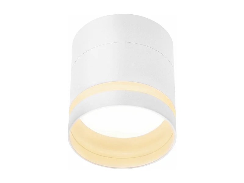 NETTLIFE Spot en saillie LED Spot de plafond rond blanc 5W spot en saillie petit acrylique