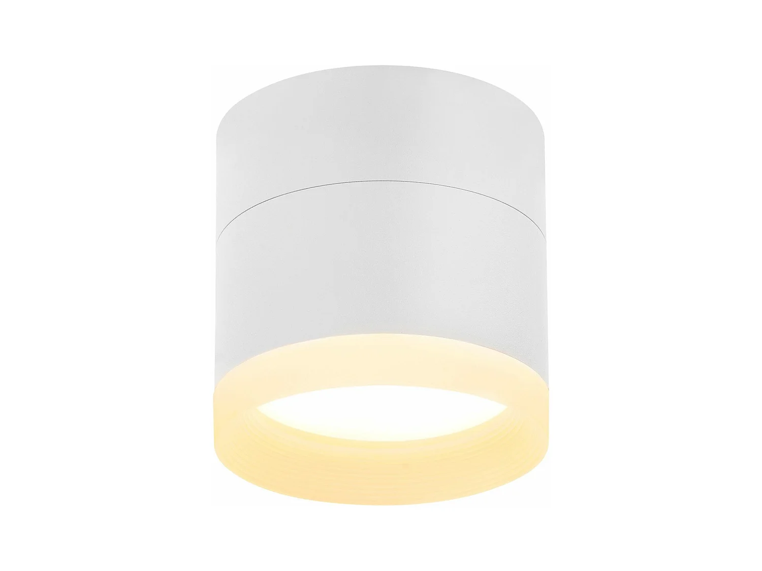 NETTLIFE Spot en saillie LED Spot de plafond rond blanc 5W spot en saillie petit acrylique