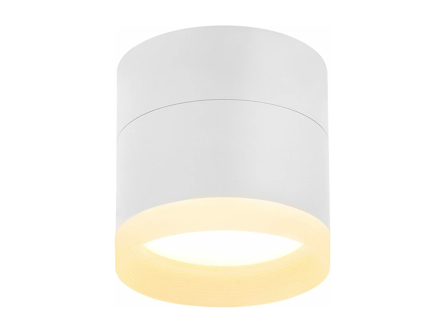 NETTLIFE Spot en saillie LED Spot de plafond rond blanc 5W spot en saillie petit acrylique