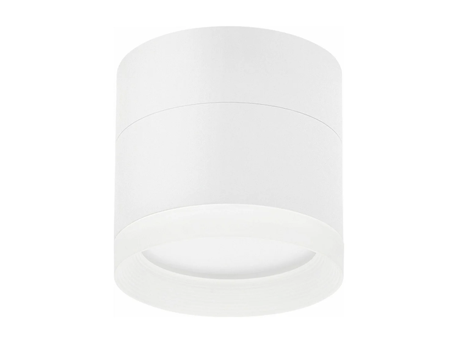 NETTLIFE Spot en saillie LED Spot de plafond rond blanc 5W spot en saillie petit acrylique