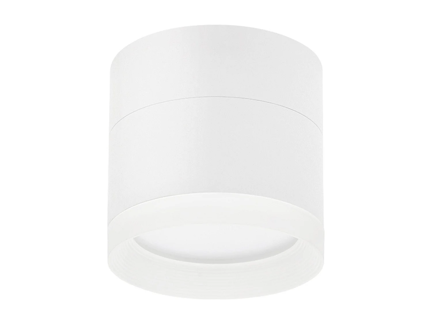 NETTLIFE Spot en saillie LED Spot de plafond rond blanc 5W spot en saillie petit acrylique