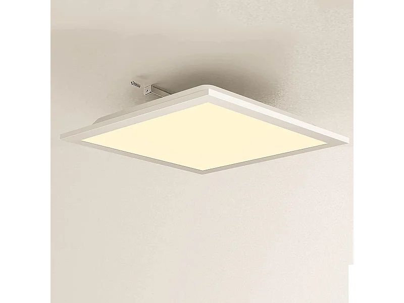 LED Deckenleuchte Wohnzimmer Flaches weißes Panel 60*60cm 40w Rechteckige Deckenlampe 3000k