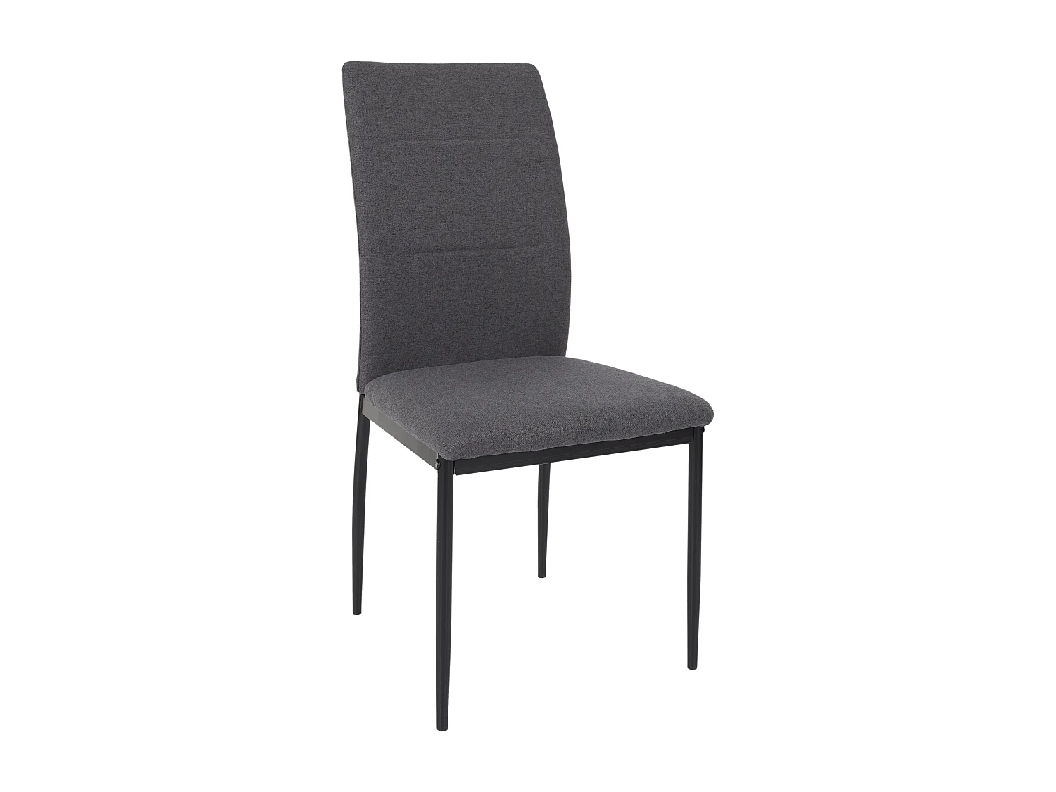 Table Et 4 Chaises Tissu Abbott Marron, Noir, Gris