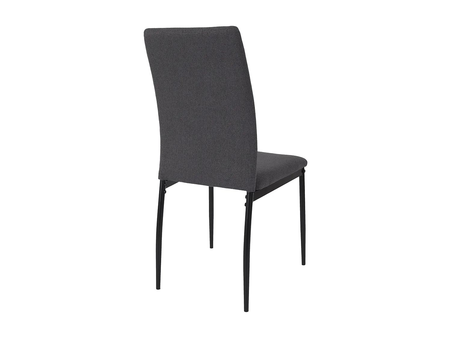 Table Et 4 Chaises Tissu Abbott Marron, Noir, Gris
