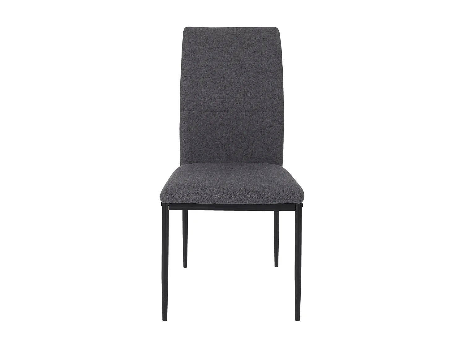 Table Et 4 Chaises Tissu Abbott Marron, Noir, Gris
