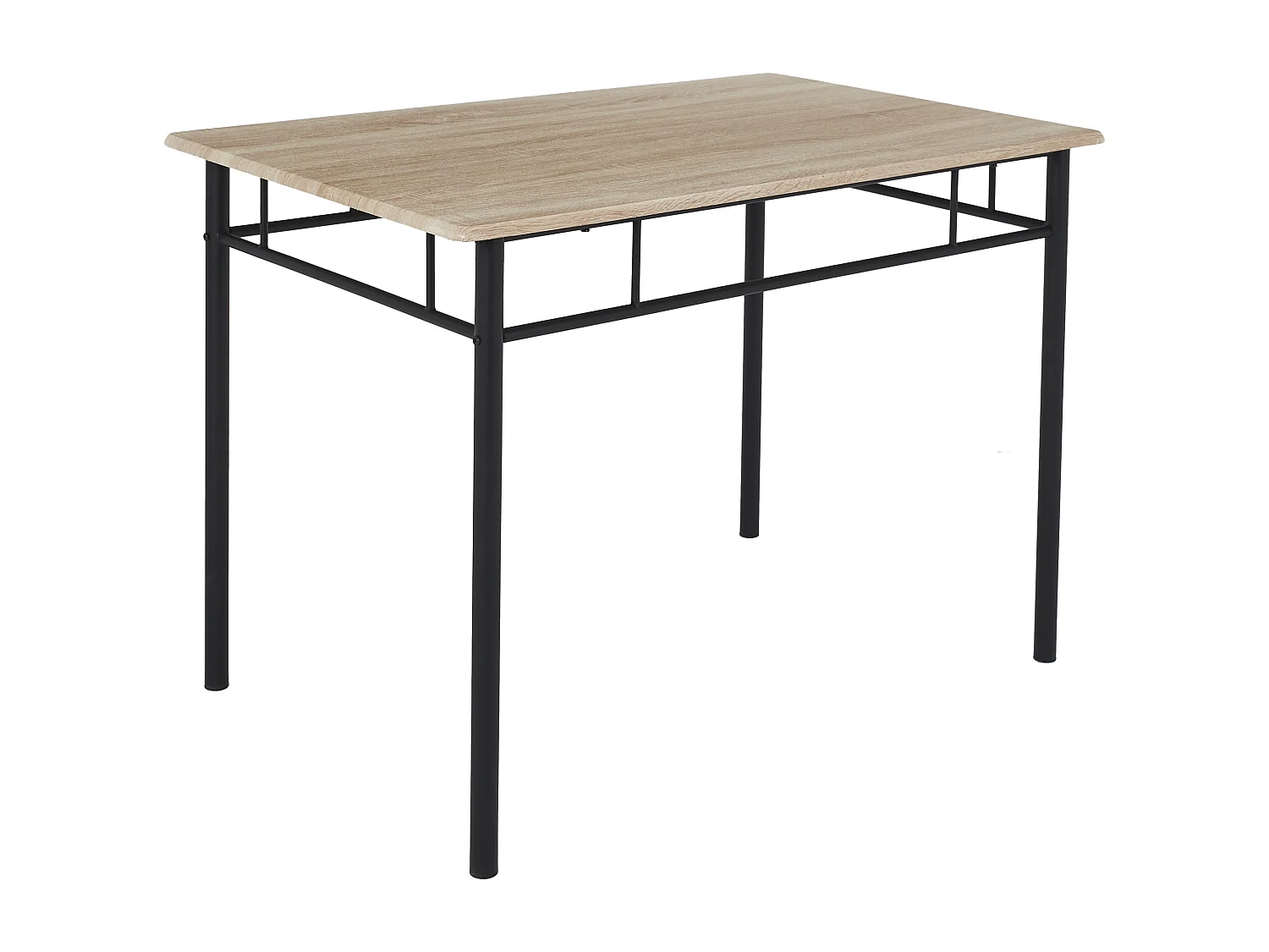 Table Et 4 Chaises Loka Marron, Noir