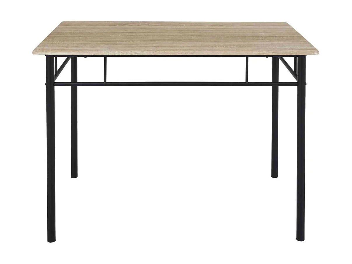 Table Et 4 Chaises Loka Marron, Noir