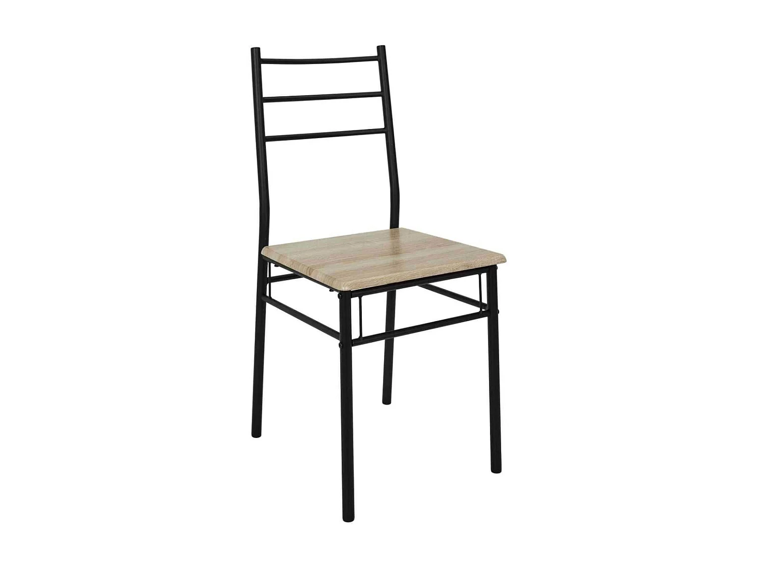 Table Et 4 Chaises Loka Marron, Noir