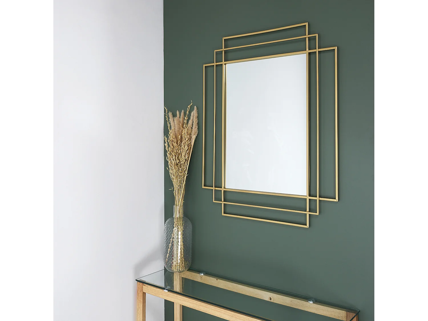 Miroir Art Deco Dore