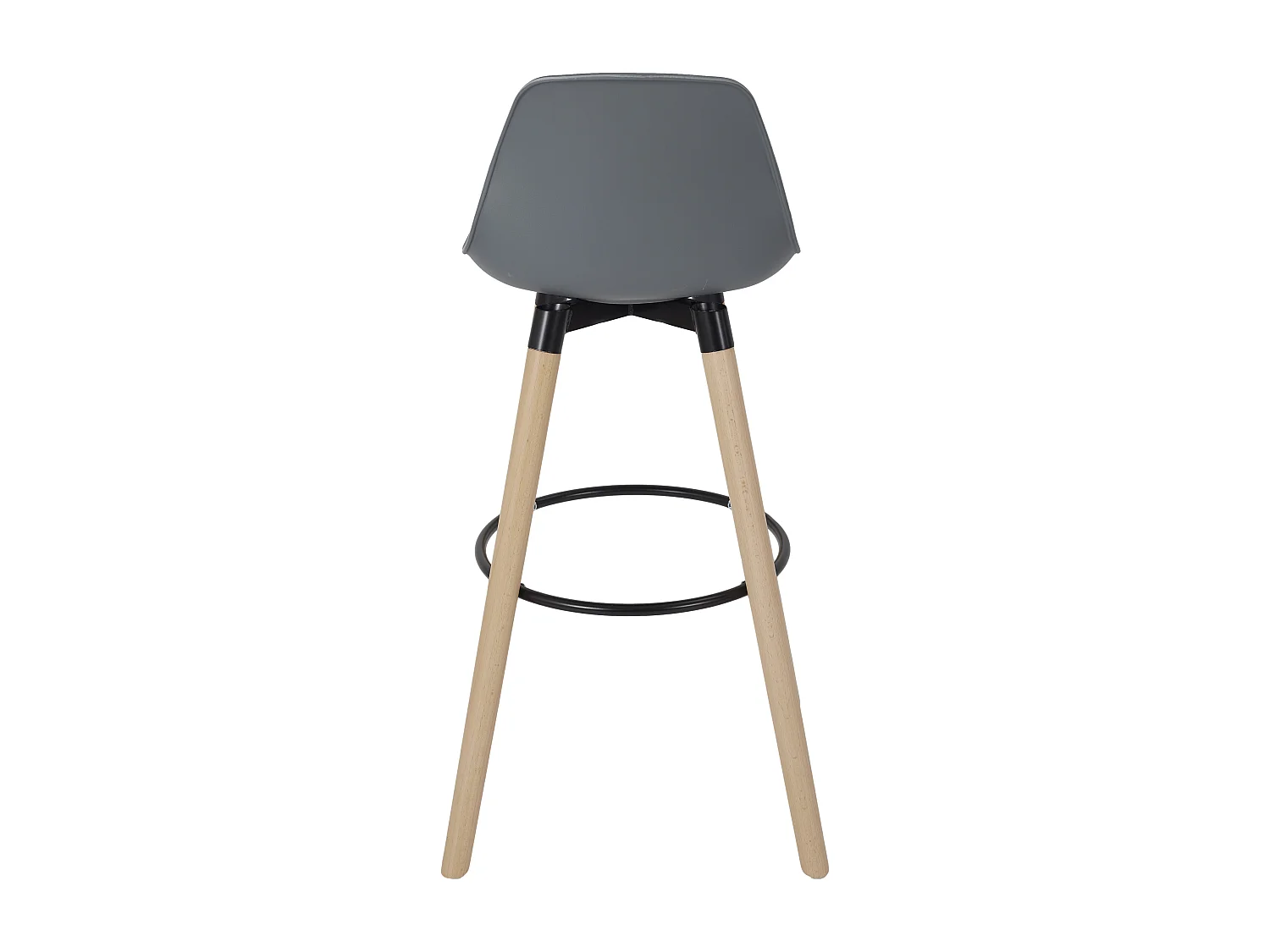 Tabouret De Bar Walt Gris - Lot De 2 Gris, Marron