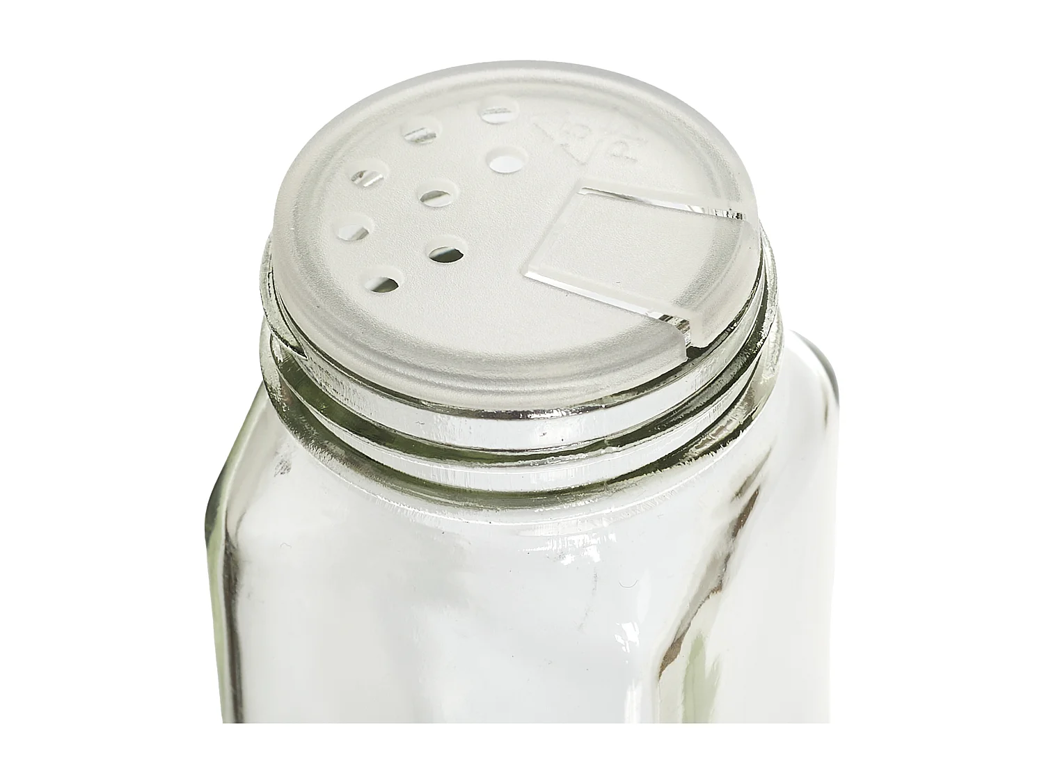 Bocaux A Epices X6 Sur Plateau Acacia Transparent