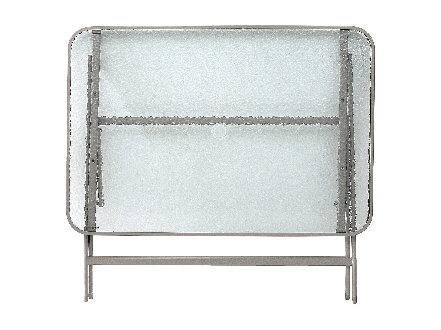 Table Verre Trempe Formentera Beige Beige