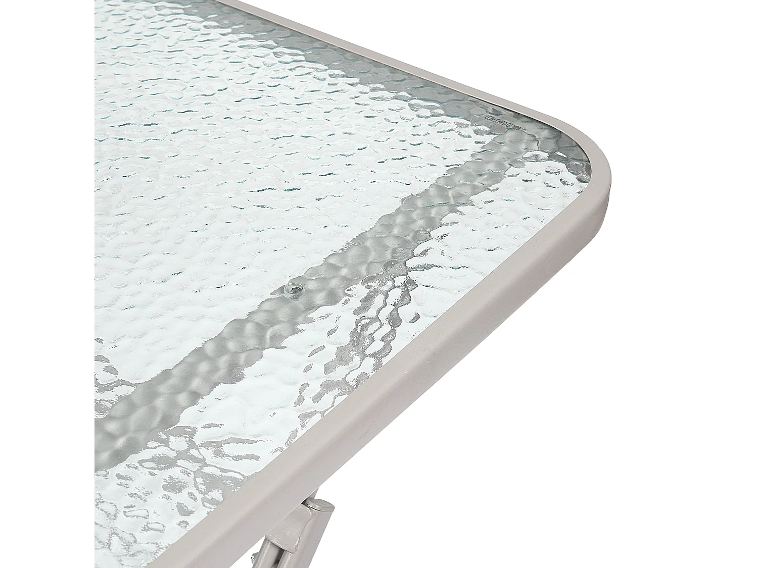 Table Verre Trempe Formentera Beige Beige