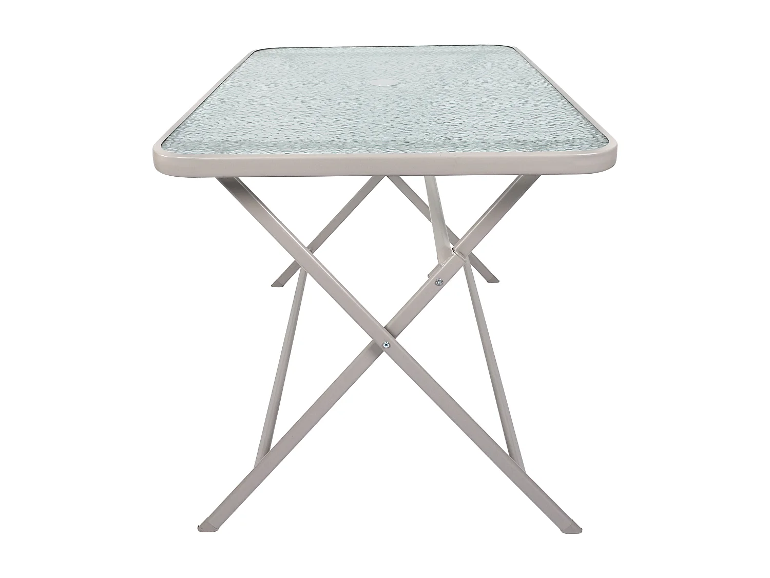 Table Verre Trempe Formentera Beige Beige