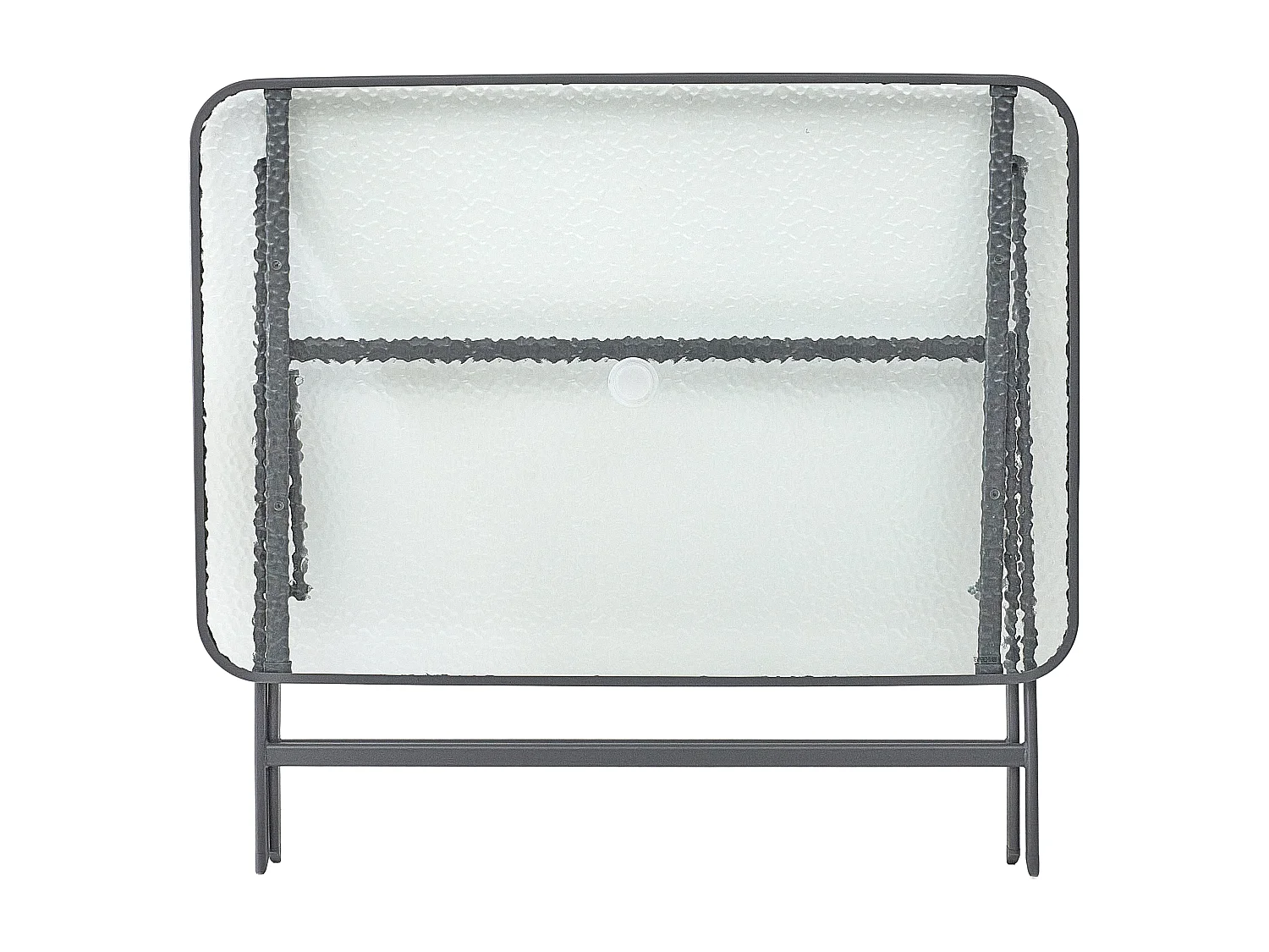 Table Verre Trempe Formentera Gris 110x70cm Gris