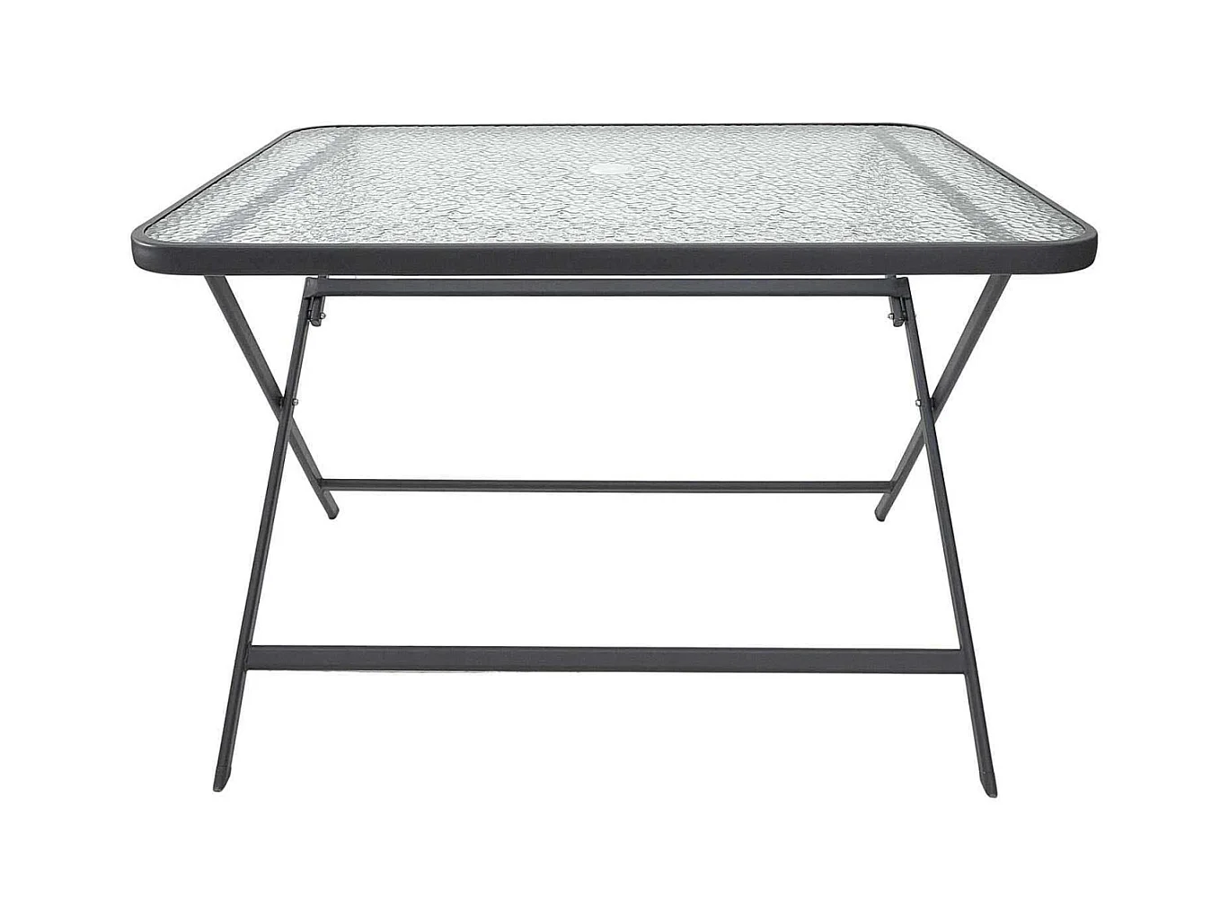 Table Verre Trempe Formentera Gris 110x70cm Gris